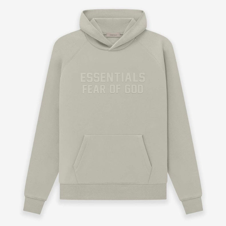 AMBERELLE FW23 Tonal Logo Fleece Hoodie in brown