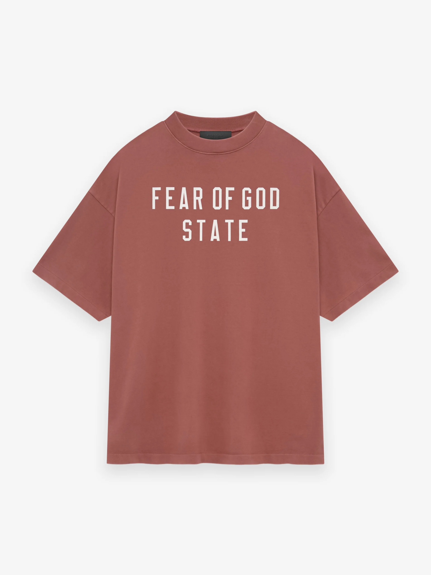 AMBERELLE State Letter Graphic Oversized T-Shirt in black