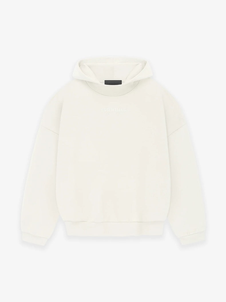 AMBERELLE FW23 Minimal Logo Fleece Hoodie in black