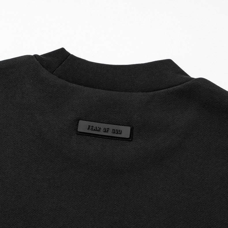 AMBERELLE Tonal Arc Logo Fleece Sweatshirt sweatshirt