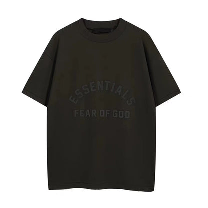 AMBERELLE Arc Logo Oversized T-Shirt in light heather grey