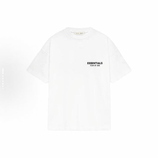 AMBERELLE Classic Back Logo T-Shirt in white