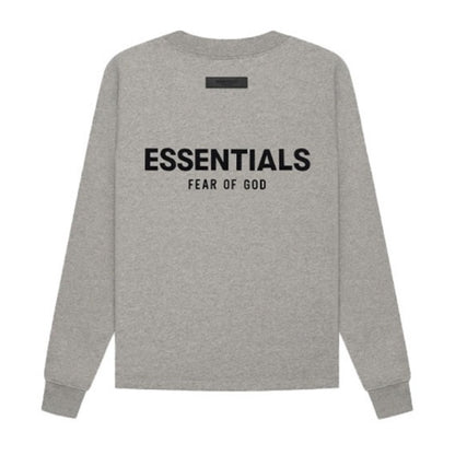 AMBERELLE Back Logo Long Sleeve Sweatshirt in gray