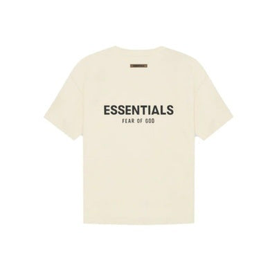 AMBERELLE Back Logo Oversized T-Shirt in beige