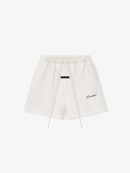 AMBERELLE Signature Classic Sweatshorts in cream