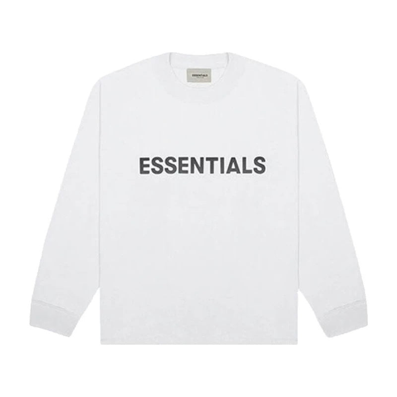 AMBERELLE Core Logo Long Sleeve Tee in taupe
