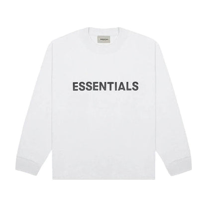 AMBERELLE Core Logo Long Sleeve Tee in taupe
