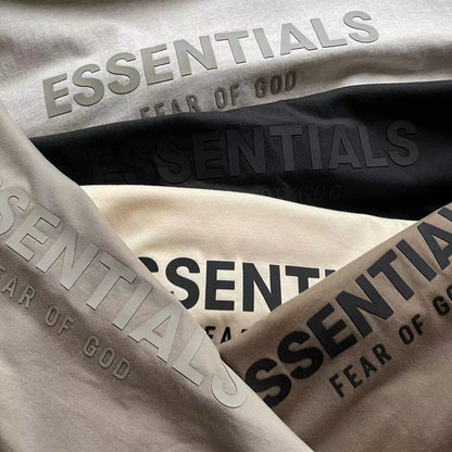 AMBERELLE 21SS Silicone Logo T-Shirt in taupe