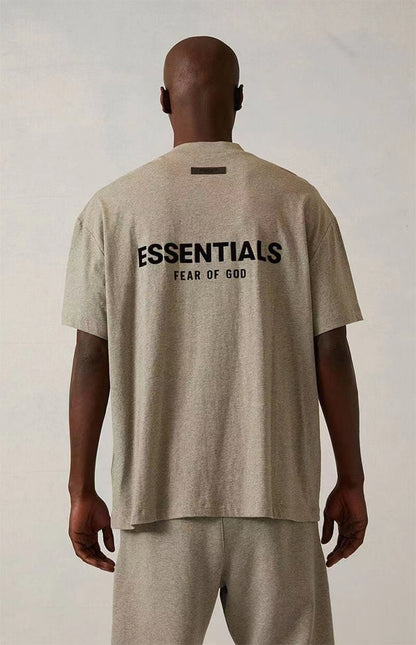 AMBERELLE Core Back Logo Oversized T-Shirt in gray