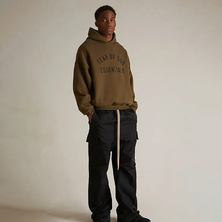 AMBERELLE Collegiate Graphic Fleece Hoodie in dark green
