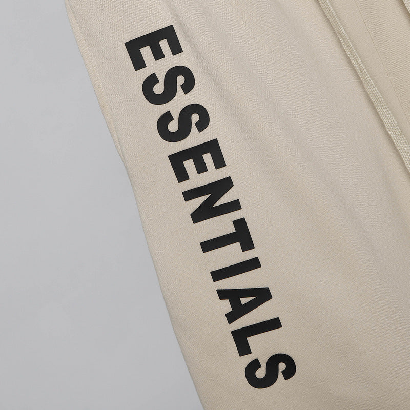 AMBERELLE Vertical Logo Fleece Sweatshorts in gray