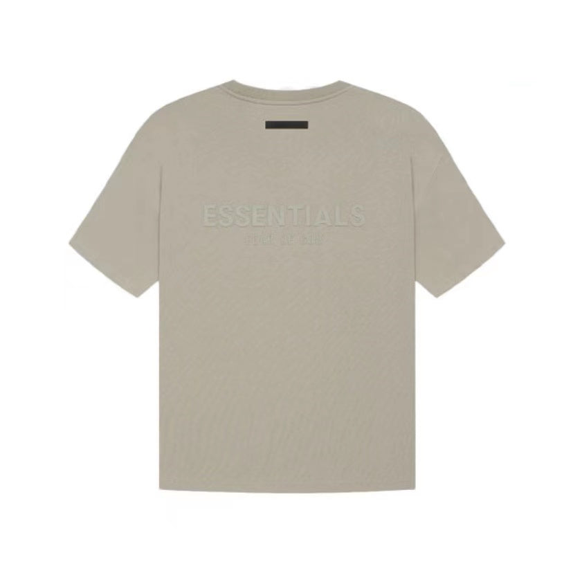 AMBERELLE 21SS Silicone Logo T-Shirt in light heather grey