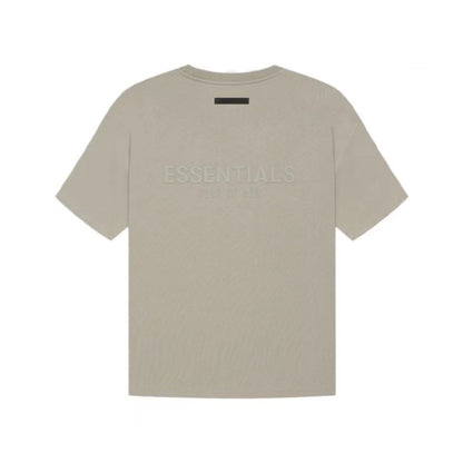 AMBERELLE 21SS Silicone Logo T-Shirt in light heather grey