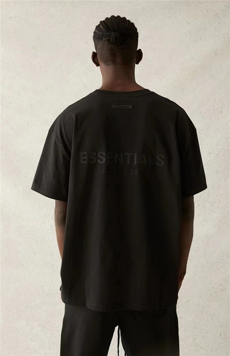AMBERELLE Back Logo Oversized T-Shirt in taupe
