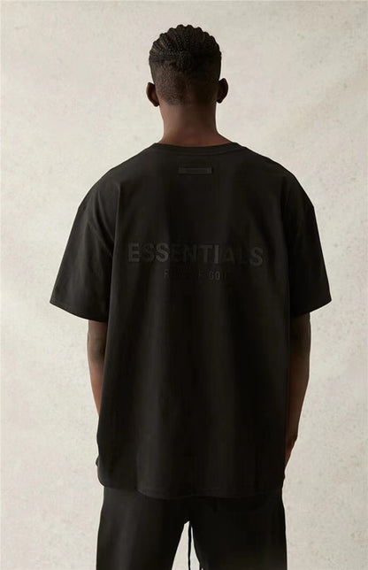 AMBERELLE Back Logo Oversized T-Shirt in taupe