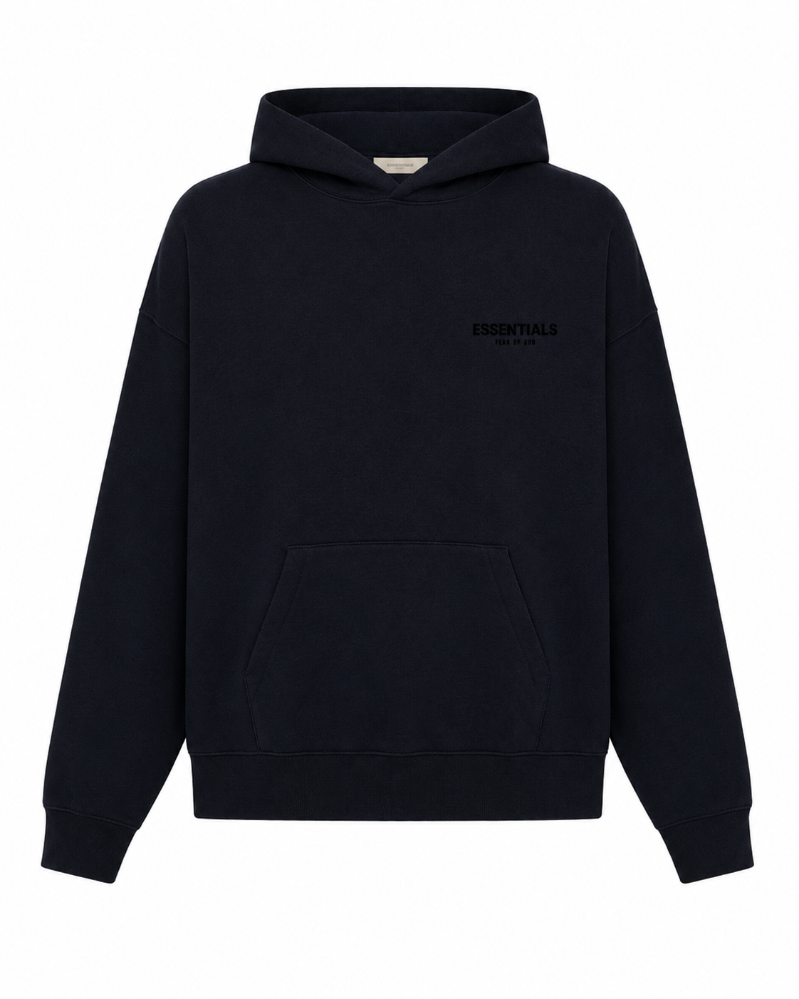 AMBERELLE Mini Flocked Logo Hoodie in gray