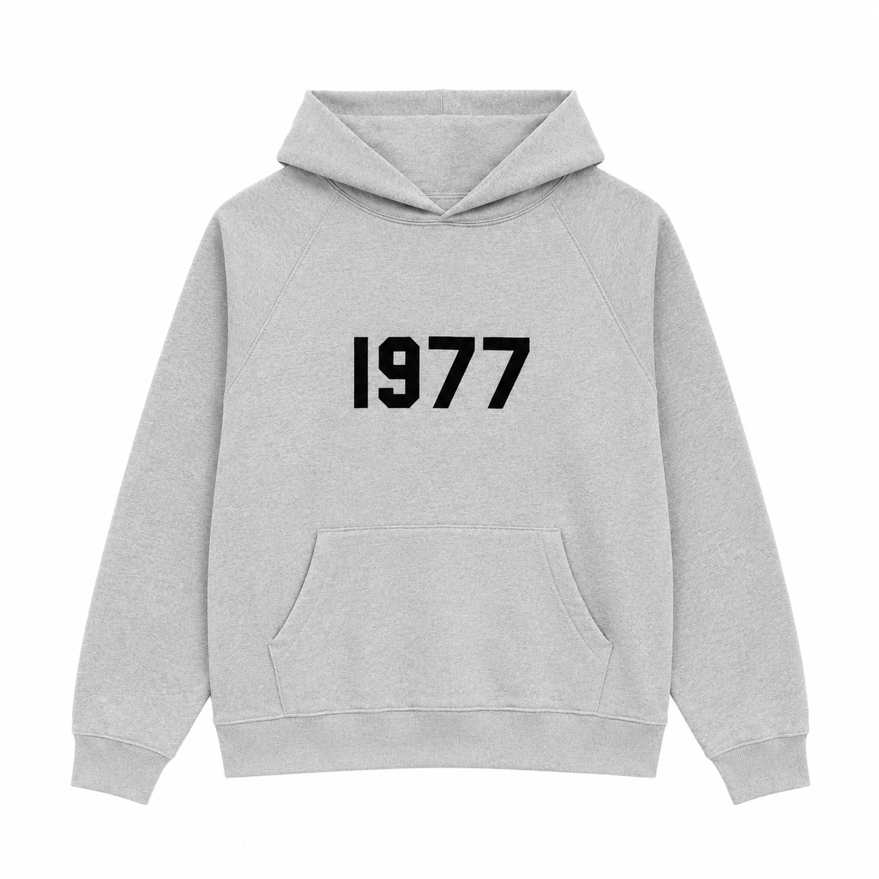 AMBERELLE 1977 Graphic Fleece Hoodie in black