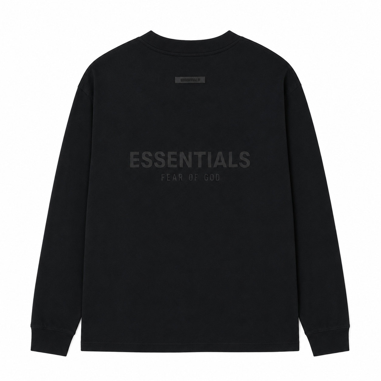 AMBERELLE Back Logo Long Sleeve Tee in gray