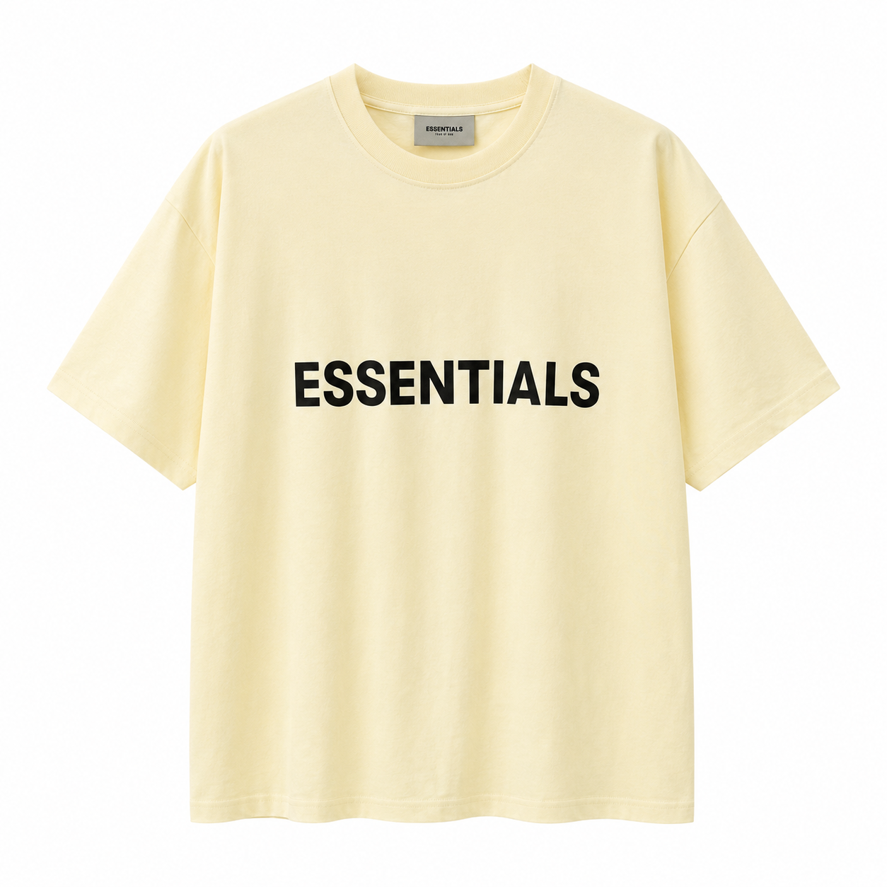 AMBERELLE Classic Logo Short Sleeve Tee in light heather grey