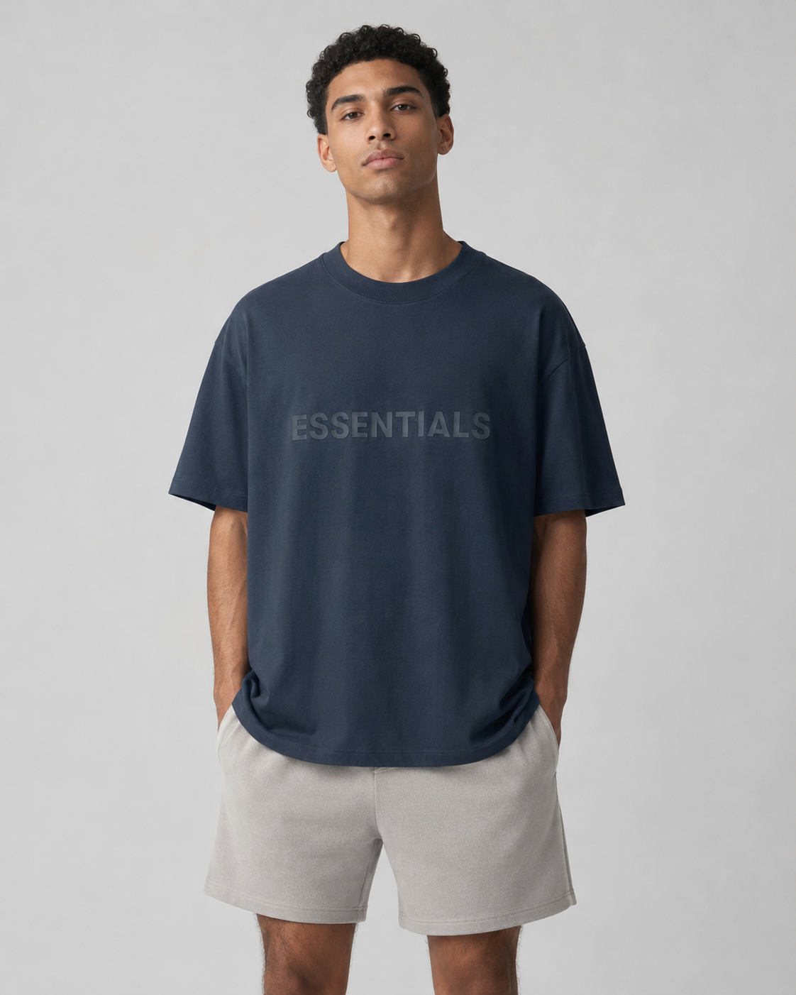 AMBERELLE Classic Logo Short Sleeve Tee in yellow