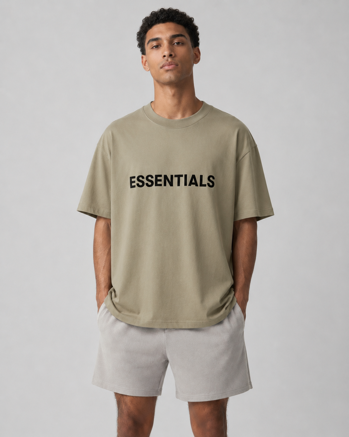 AMBERELLE Classic Logo Short Sleeve Tee in yellow
