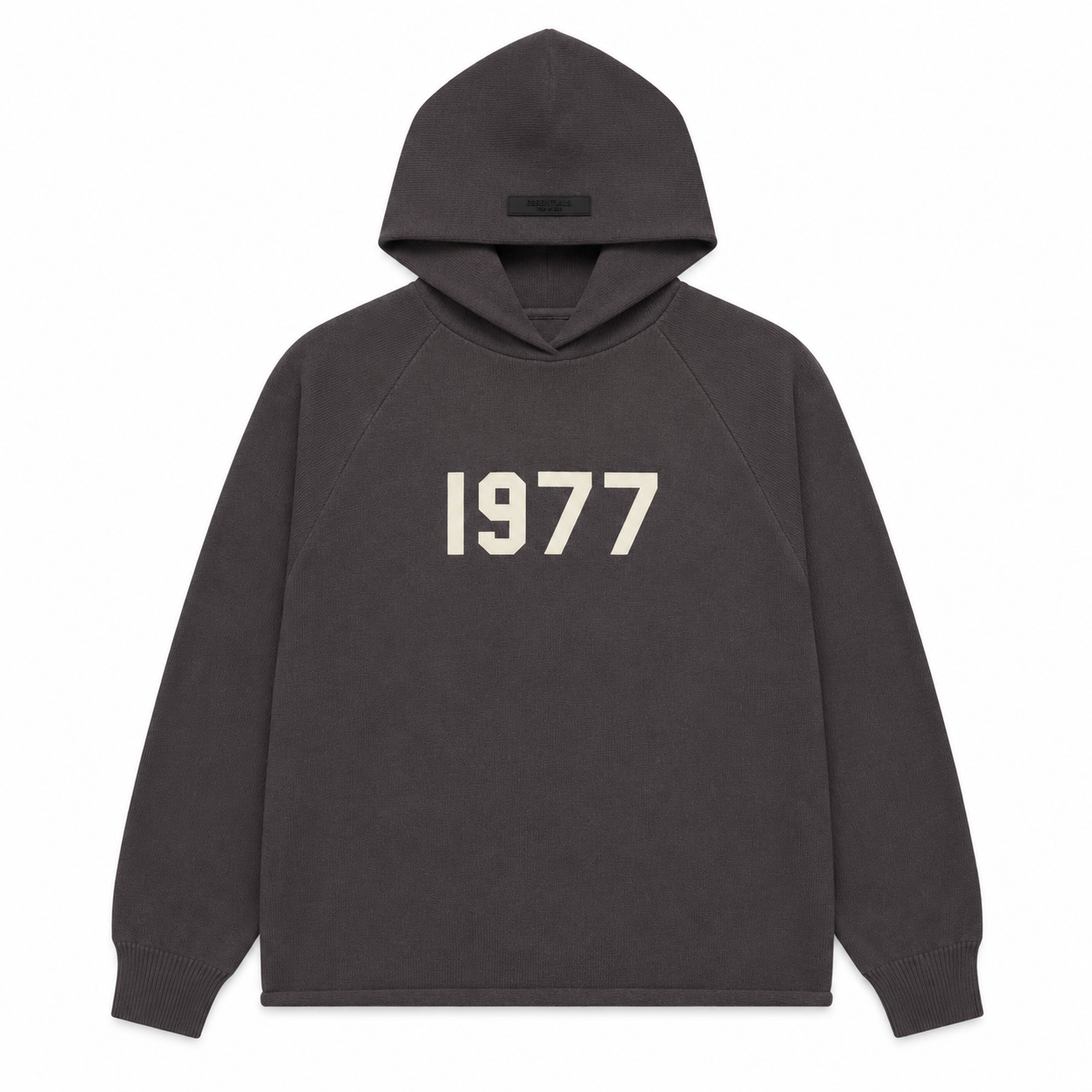 AMBERELLE 1977 Knit Pullover Hoodie in black
