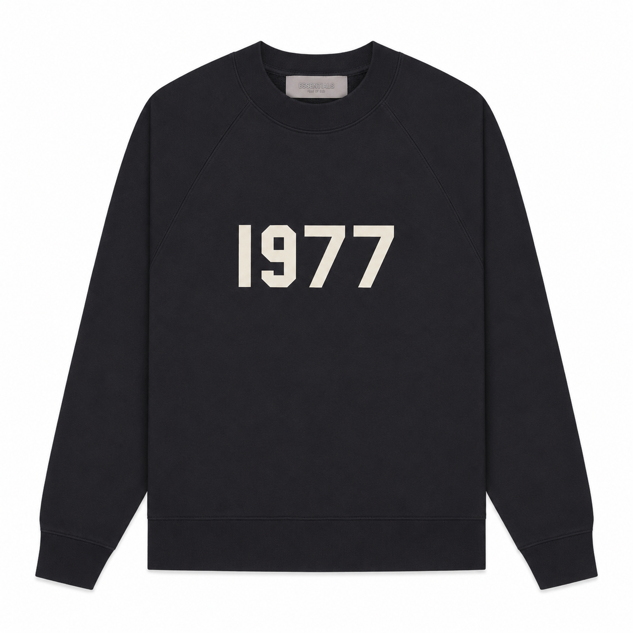 AMBERELLE 1977 Graphic Crewneck Sweatshirt in light heather grey