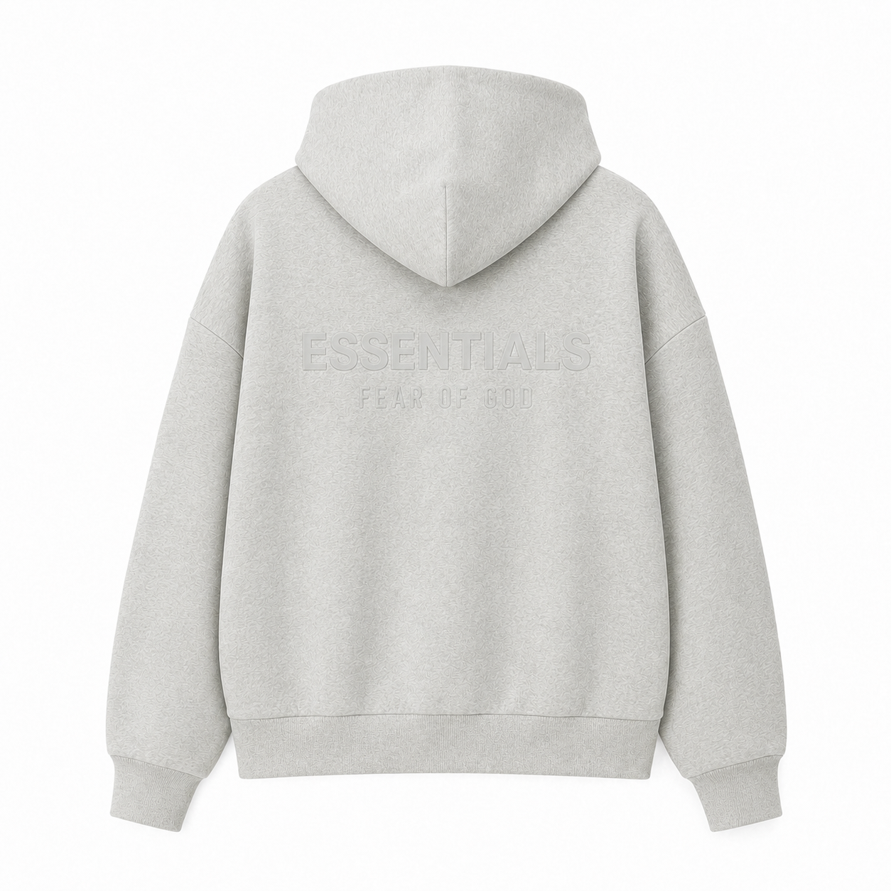 AMBERELLE SS25 Classic Full Zip Hoodie in light heather grey