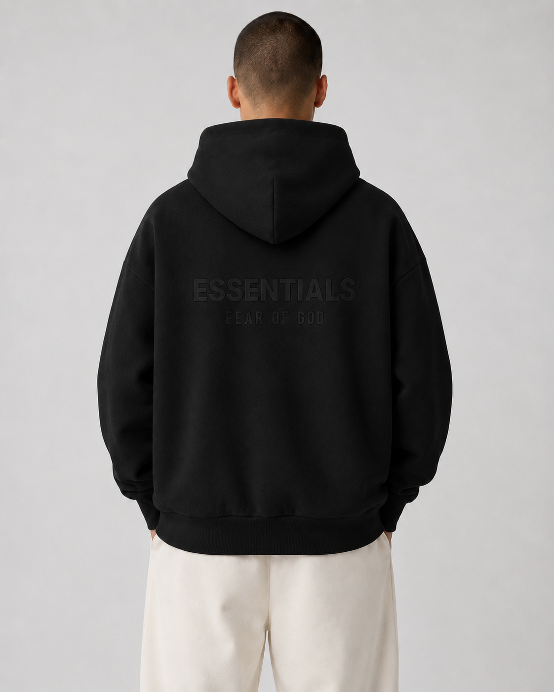 AMBERELLE SS25 Classic Full Zip Hoodie in light heather grey