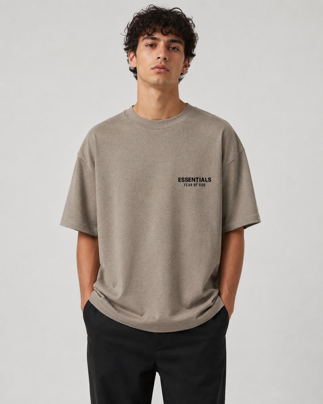AMBERELLE Classic Back Logo T-Shirt in black