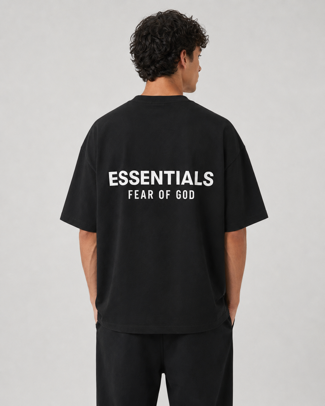 AMBERELLE Classic Back Logo T-Shirt in white