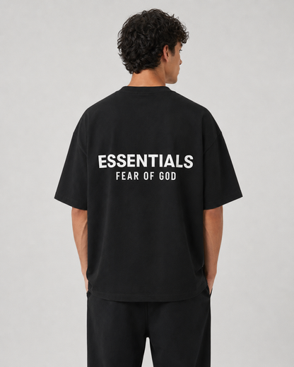 AMBERELLE Classic Back Logo T-Shirt in white
