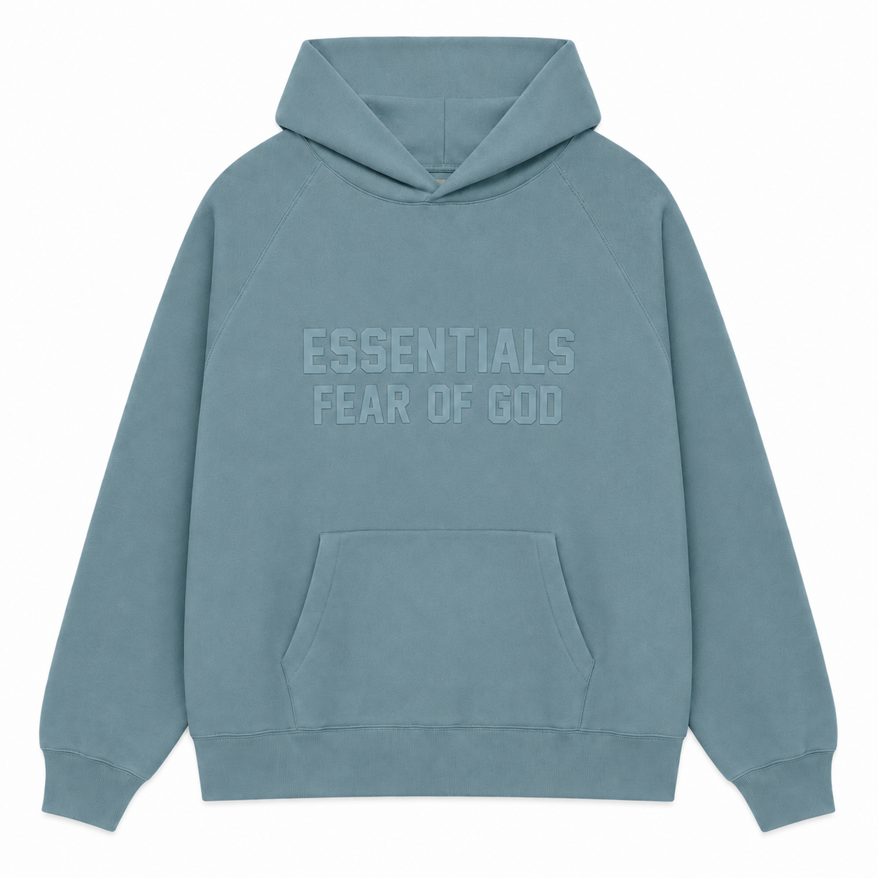 AMBERELLE Season 9 Tonal Logo Fleece Hoodie in gray