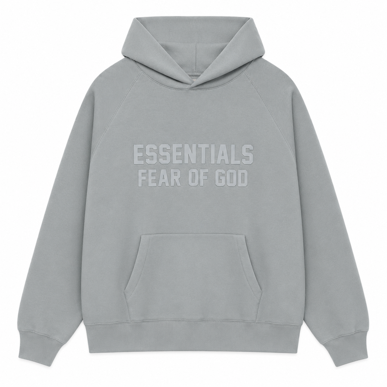 AMBERELLE Season 9 Tonal Logo Fleece Hoodie in gray