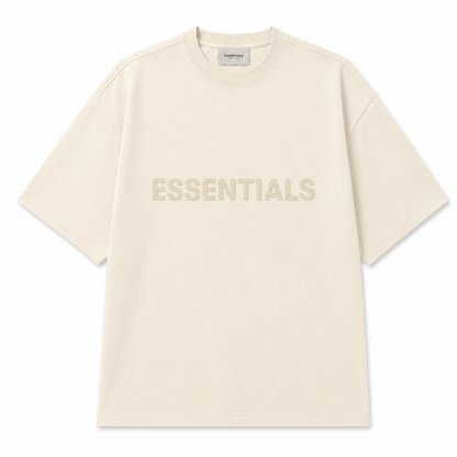 AMBERELLE Core Silicone Label Oversized T-Shirt in black