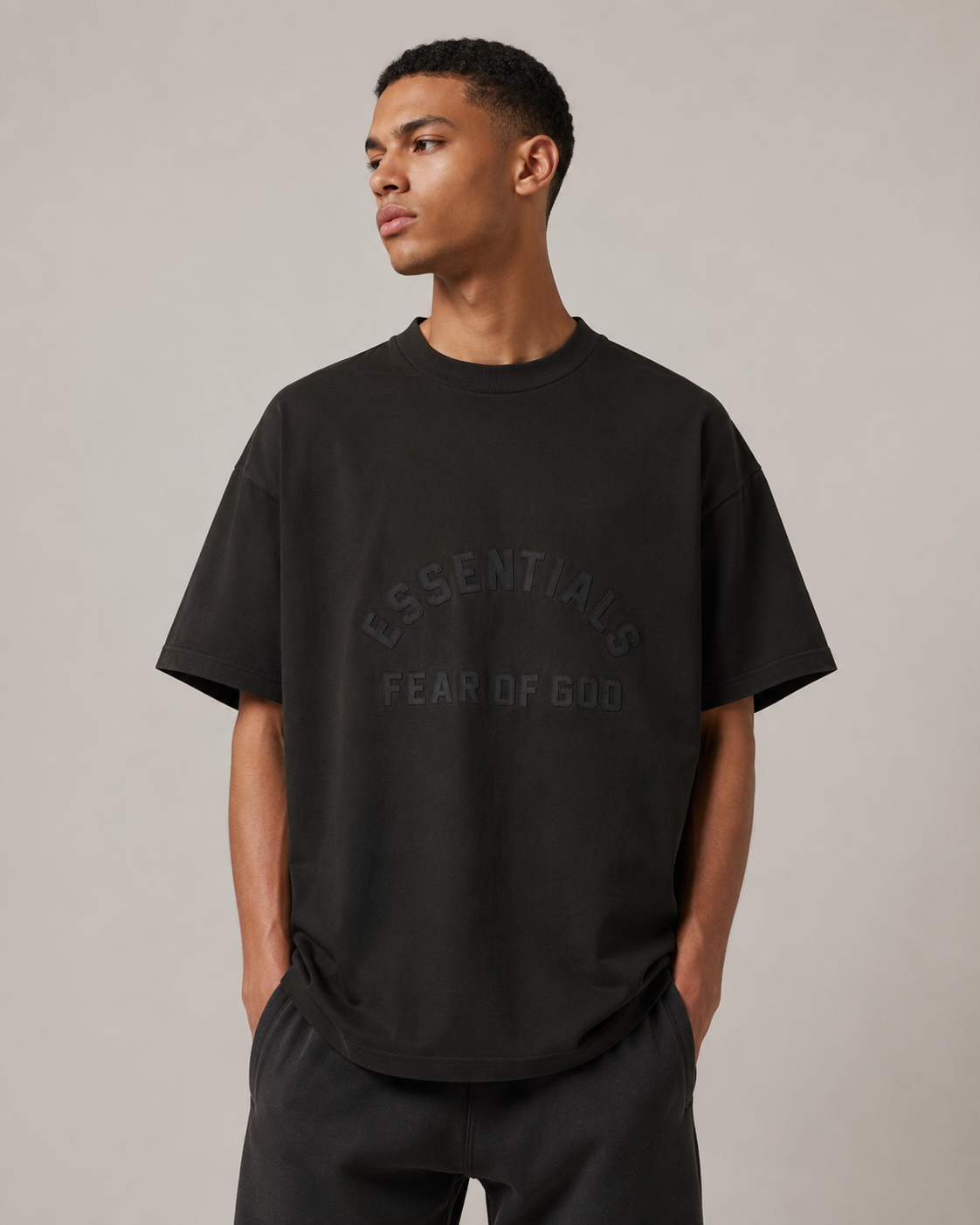 AMBERELLE Arc Logo Oversized T-Shirt in green