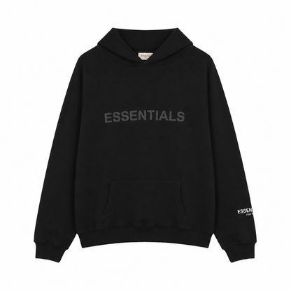 AMBERELLE Side Logo Oversized Fleece Hoodie in white