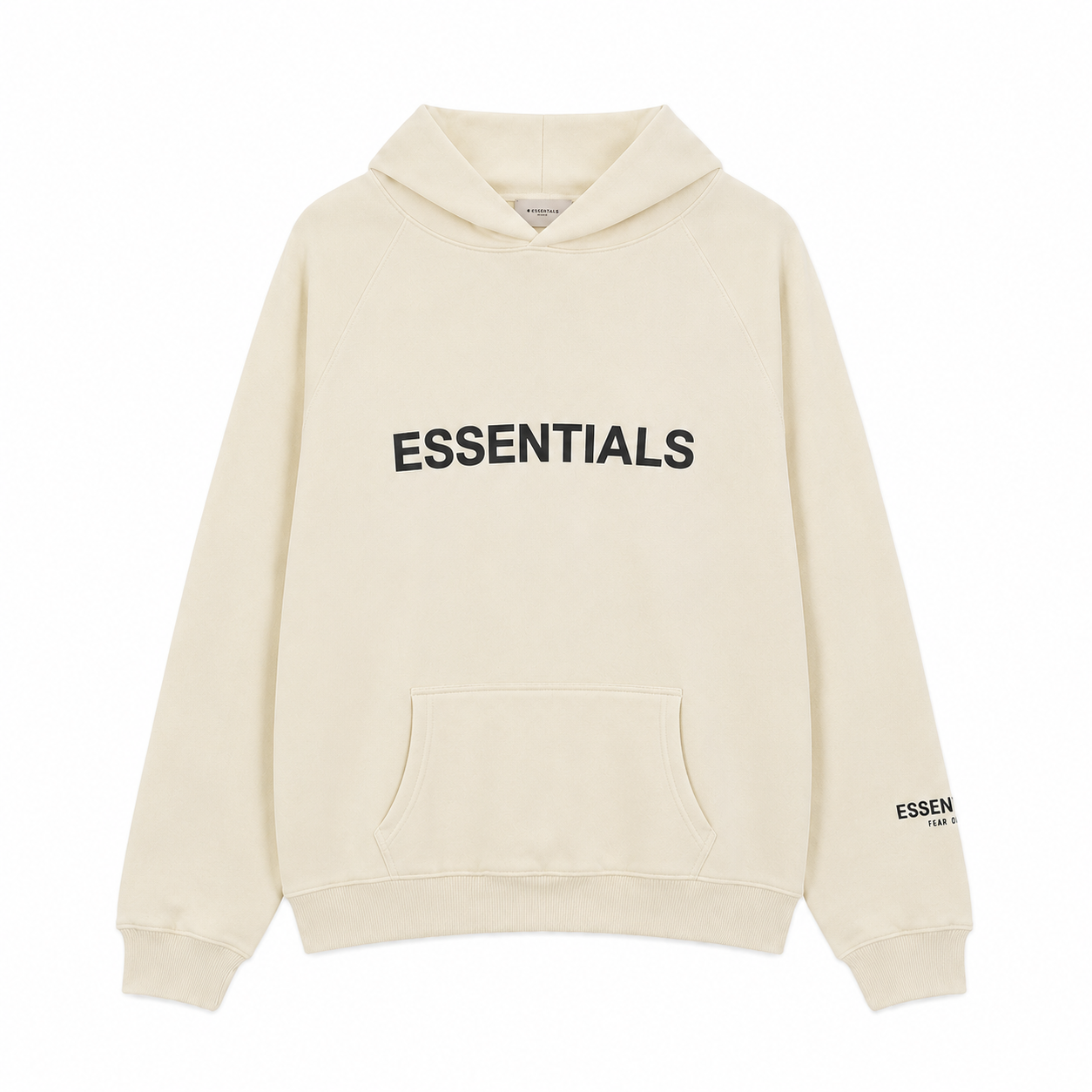 AMBERELLE Side Logo Oversized Fleece Hoodie in black