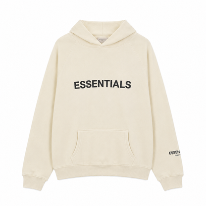 AMBERELLE Side Logo Oversized Fleece Hoodie in black