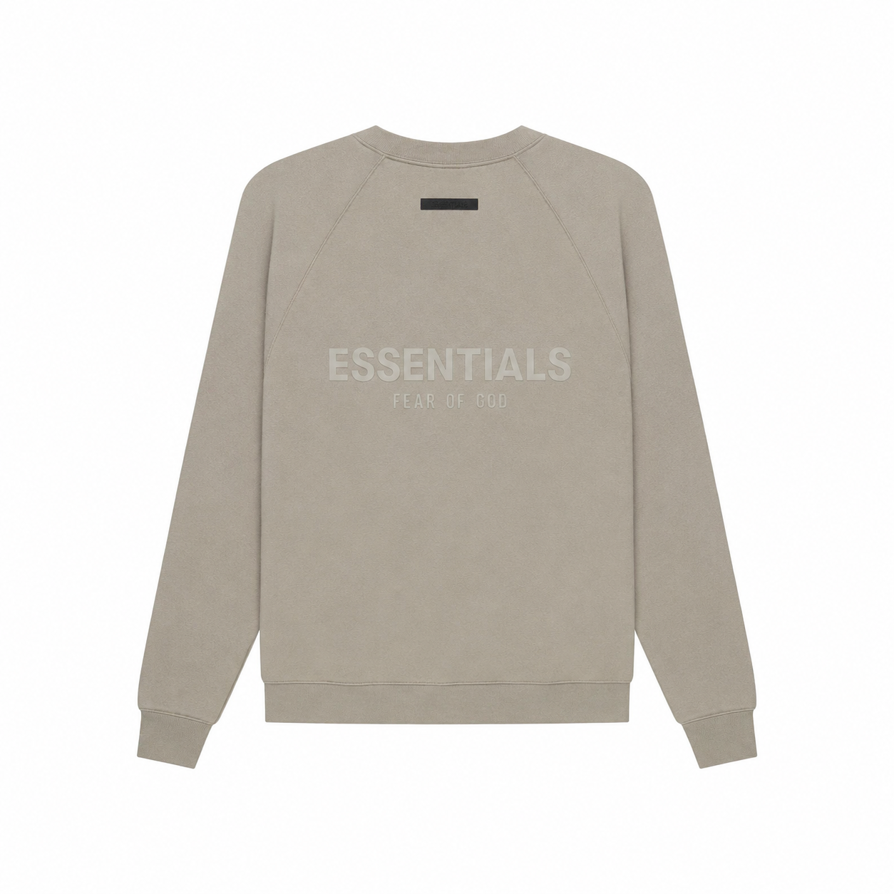 AMBERELLE Back Logo Raglan Crewneck Sweatshirt in black