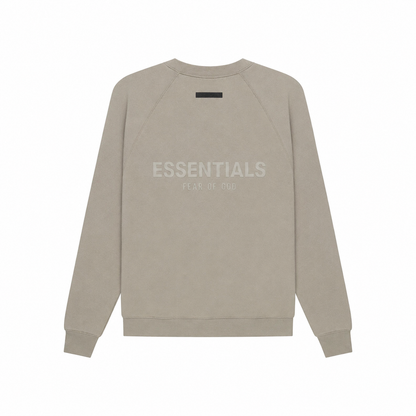 AMBERELLE Back Logo Raglan Crewneck Sweatshirt in black