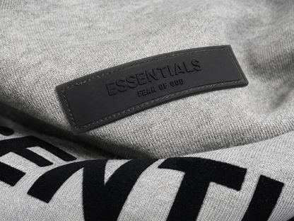AMBERELLE Back Logo Long Sleeve Sweatshirt in beige