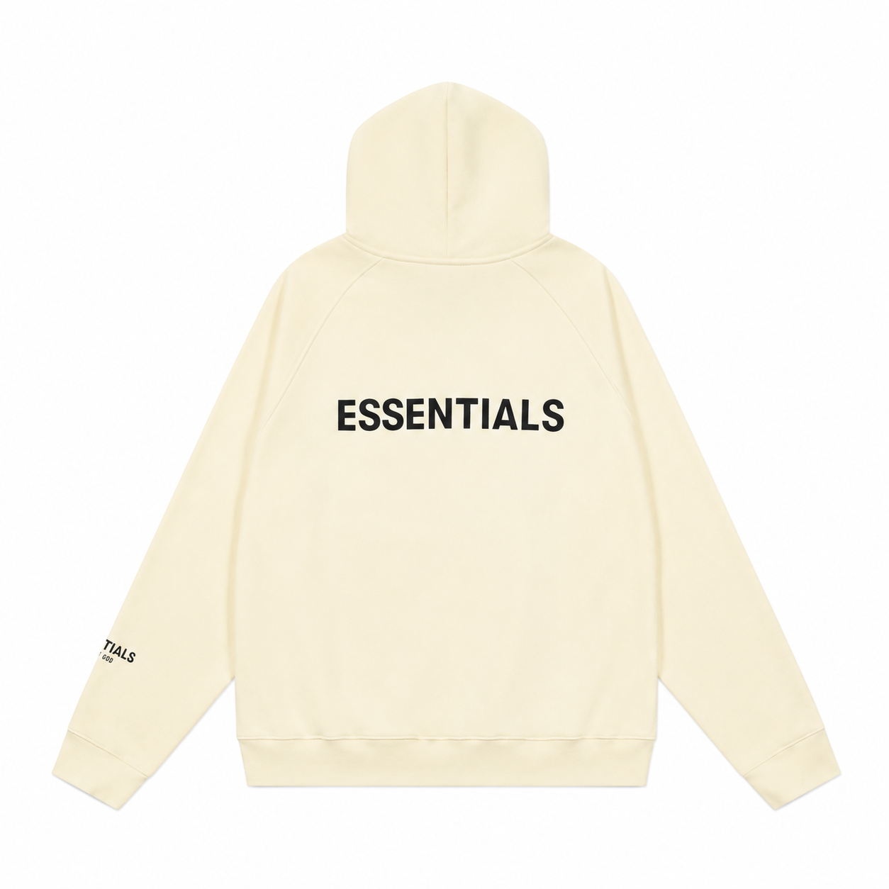 AMBERELLE Back Logo Fleece Hoodie in gray