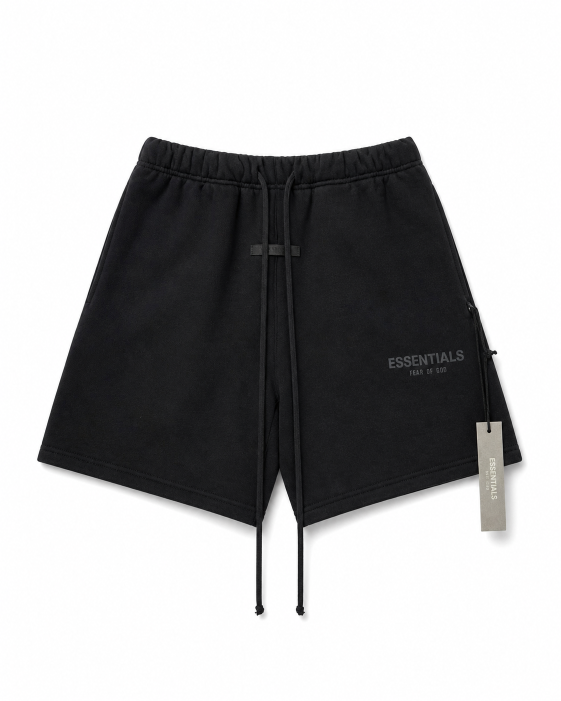 AMBERELLE Buttercream Logo Drawstring Sweatshorts in brown