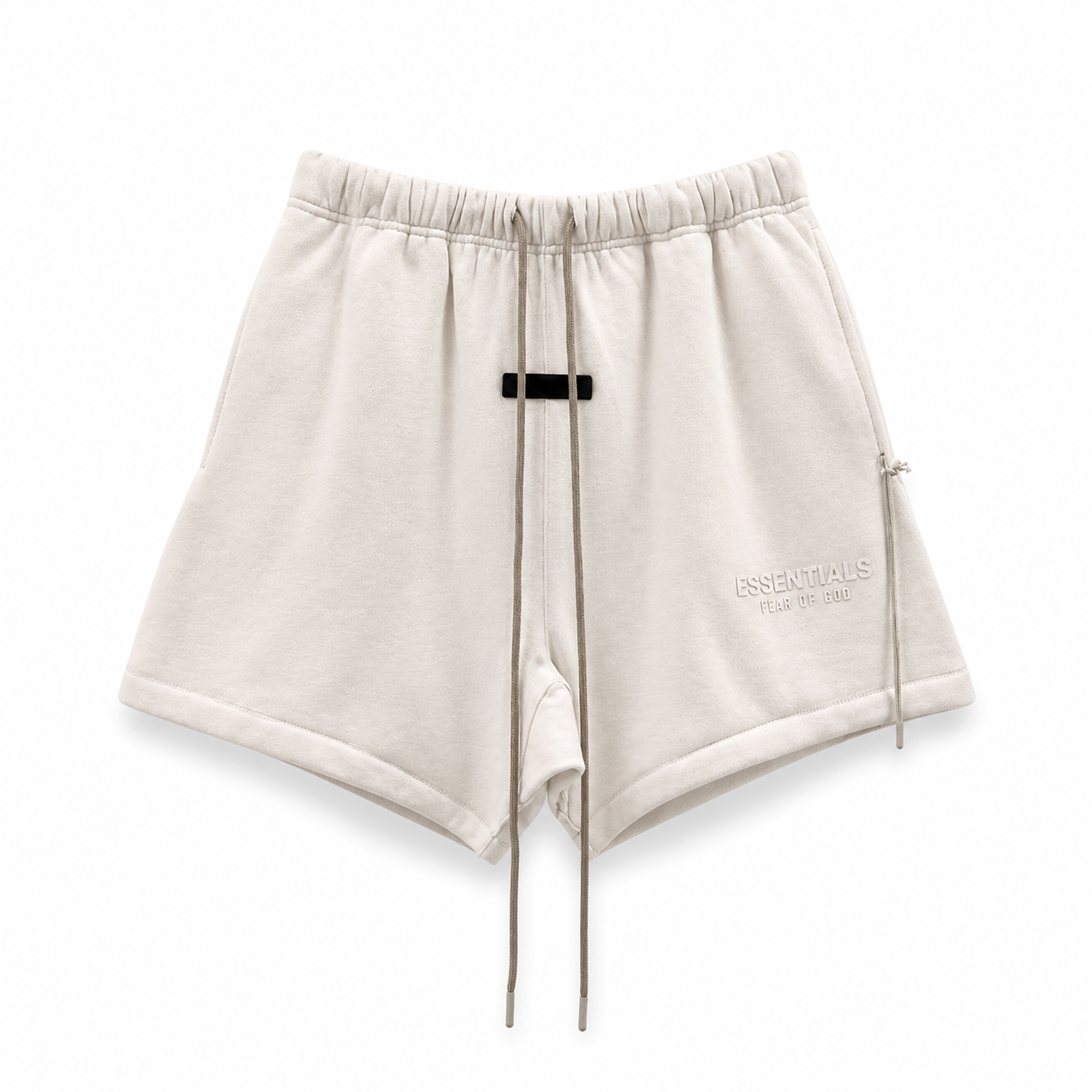 AMBERELLE Cloud Plush Logo Sweatshorts in black