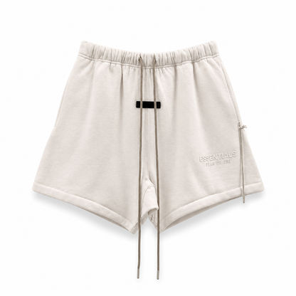 AMBERELLE Cloud Plush Logo Sweatshorts in black