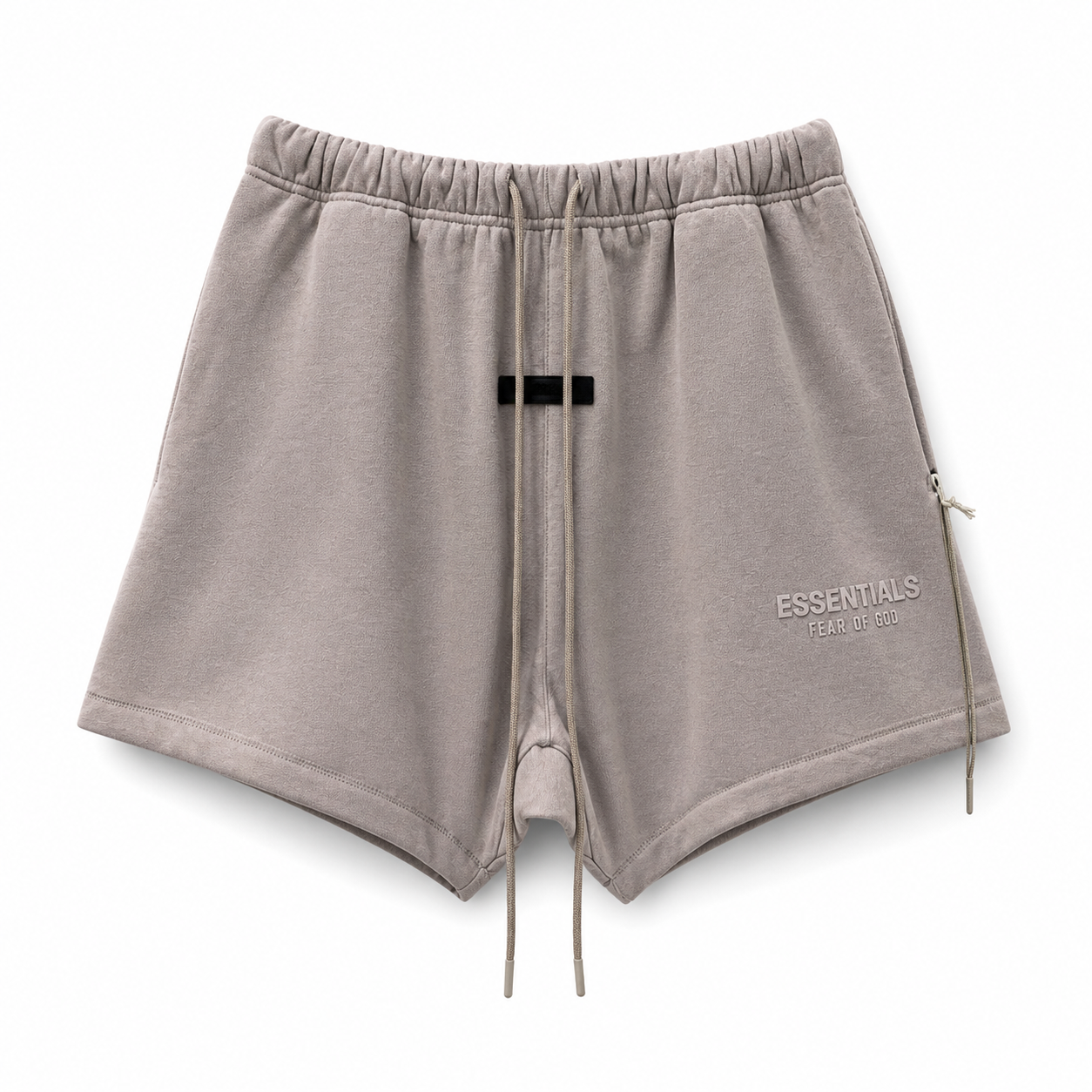 AMBERELLE Cloud Plush Logo Sweatshorts in black