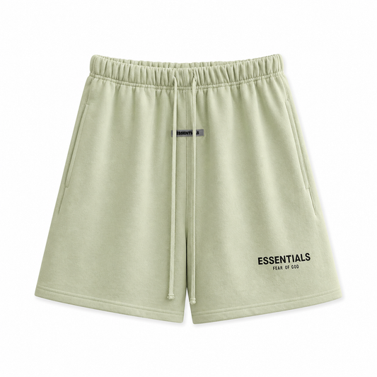 AMBERELLE Relaxed Fleece Sweatshorts in green