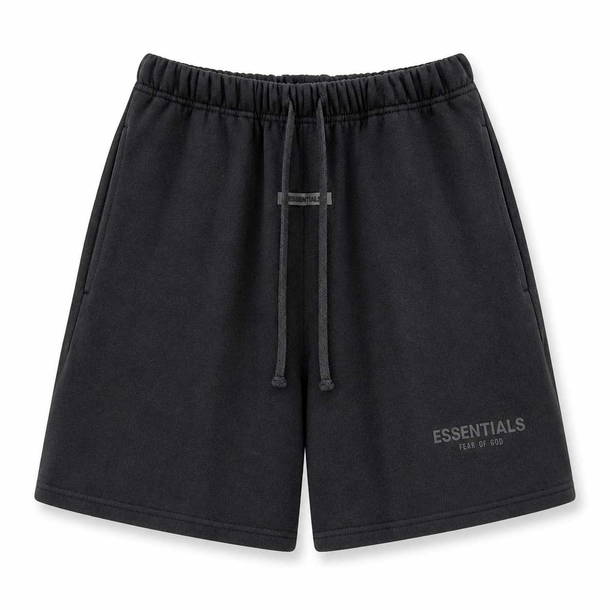 AMBERELLE Relaxed Fleece Sweatshorts in cream