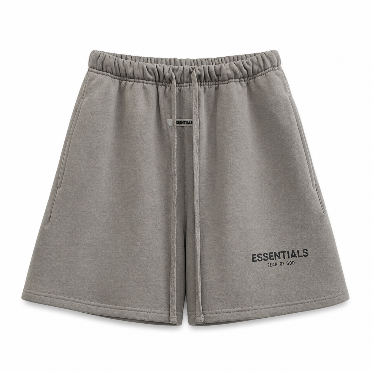 AMBERELLE Relaxed Fleece Sweatshorts in cream
